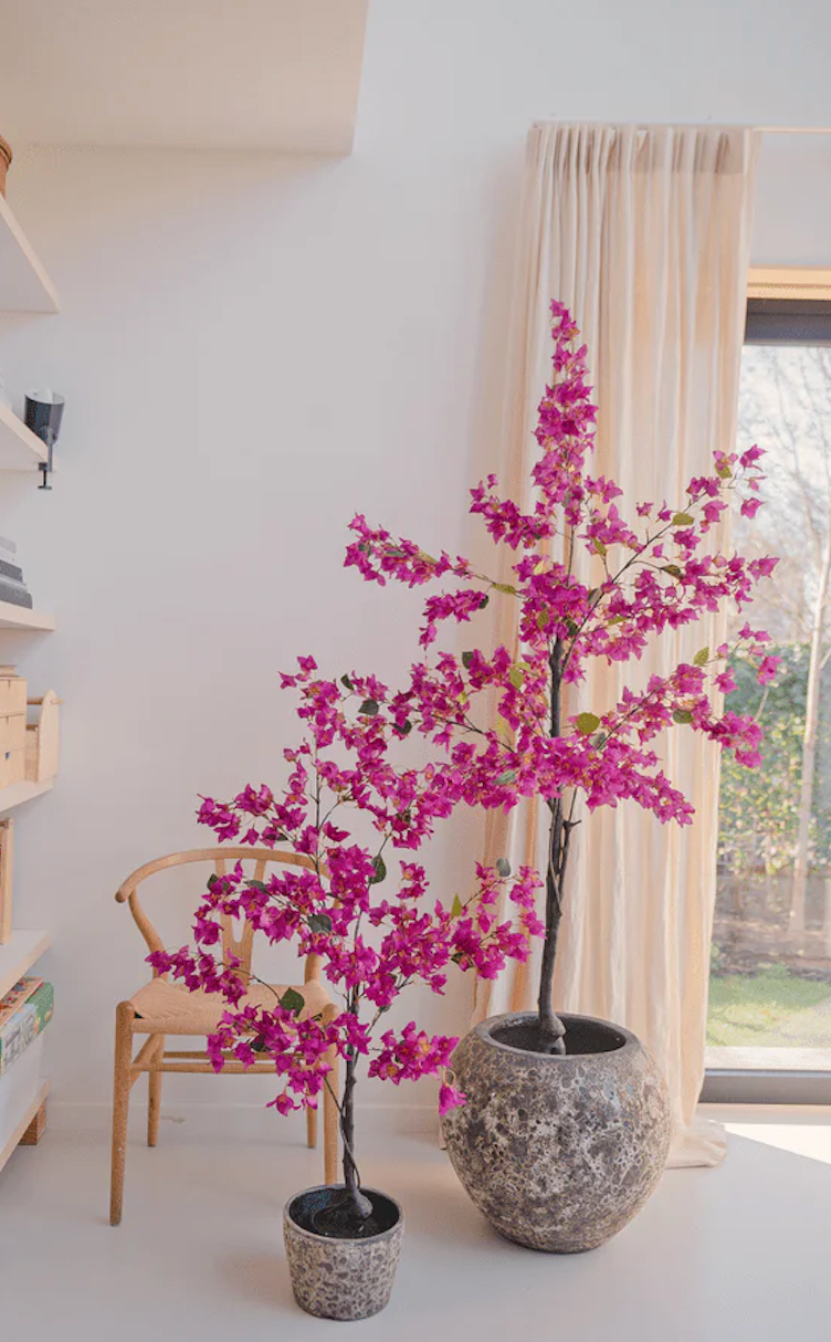 Kunstplant Bougainvillea 120 cm roze