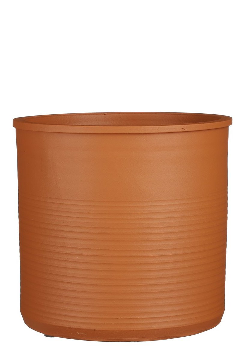 Mooie terracotta bloempot voor binnen