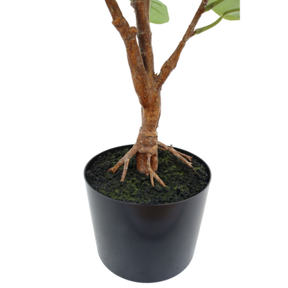 Kunstzijde ficus van 80 cm voor interieur