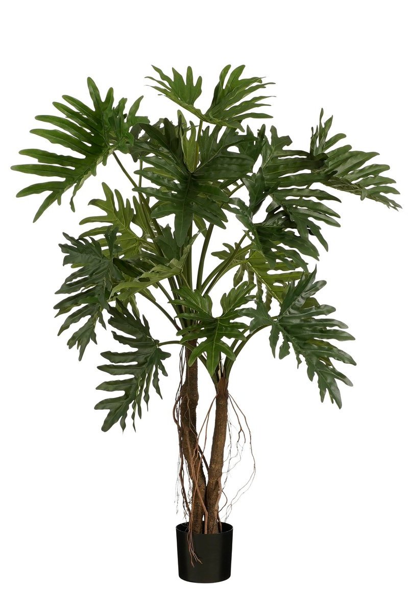 Philodendron Kunstplant - H140 x Ø110 cm - Groen