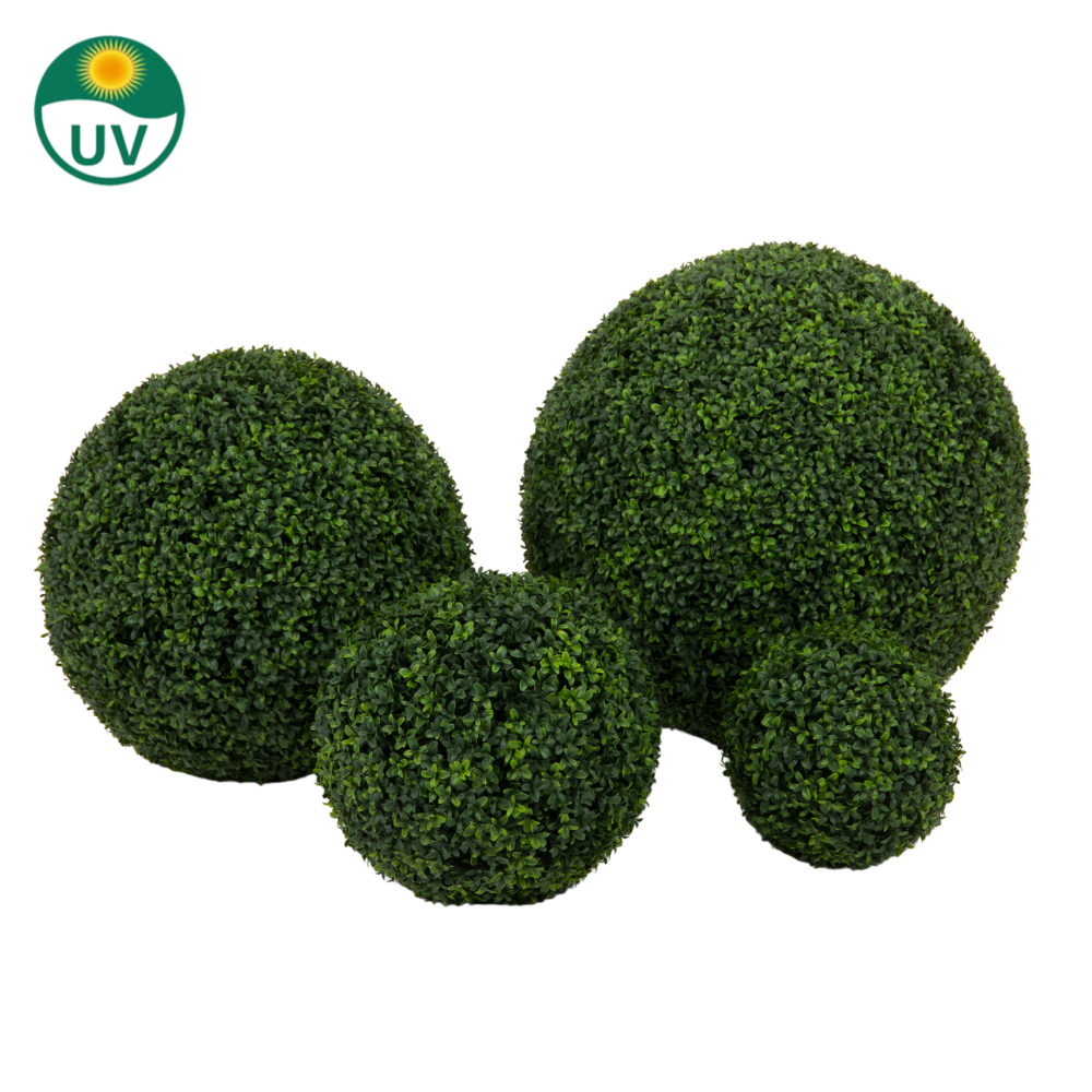 Lange buxus bol van 55 cm voor tuindecoratie