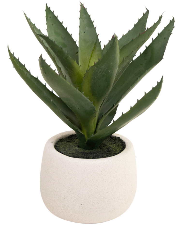 Kunstplant Aloe Vera 28 cm in sierpot