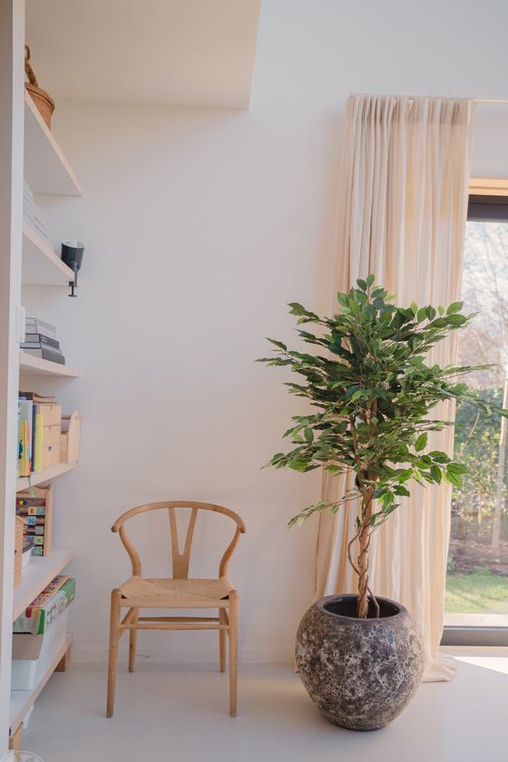 Kunstplant Ficus Groen  150 cm