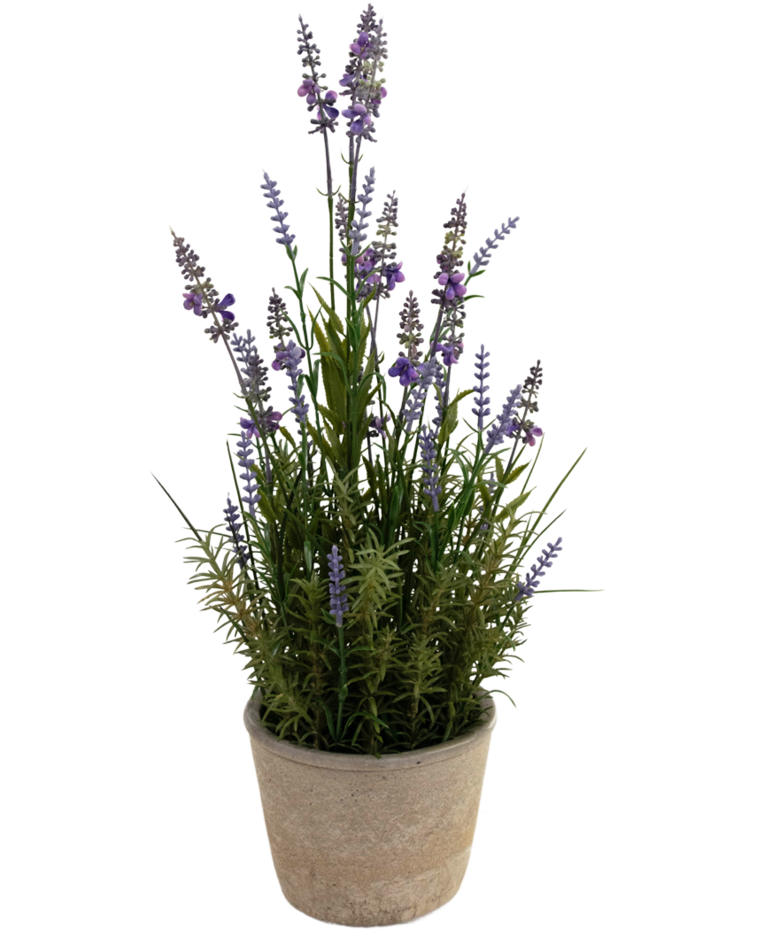 Kunstplant Lavendel 51 cm in sierpot