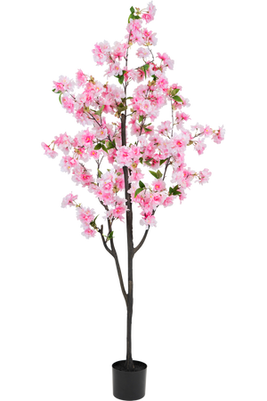 Kunstige roze kersenbloesemboom van 180 cm