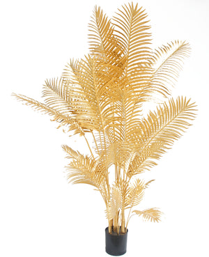 Kunstpalmboom met gouden bladeren