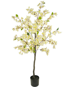 Mooie witte kunstplant bougainvillea 150 cm