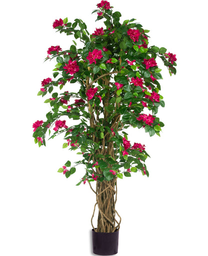 Kunstige bougainvillea liana in fuchsia