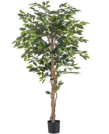 Kunstplant in de vorm van Ficus van 180 cm in brandvertragend materiaal