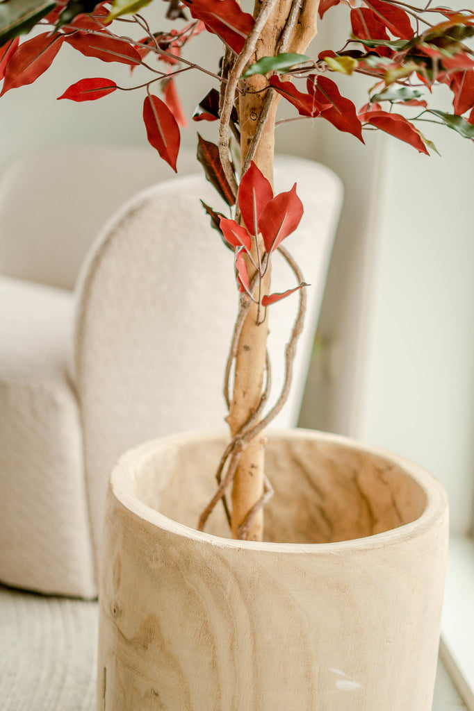 Ficus kunstplant van 180 cm met natuurgetrouwe bladeren