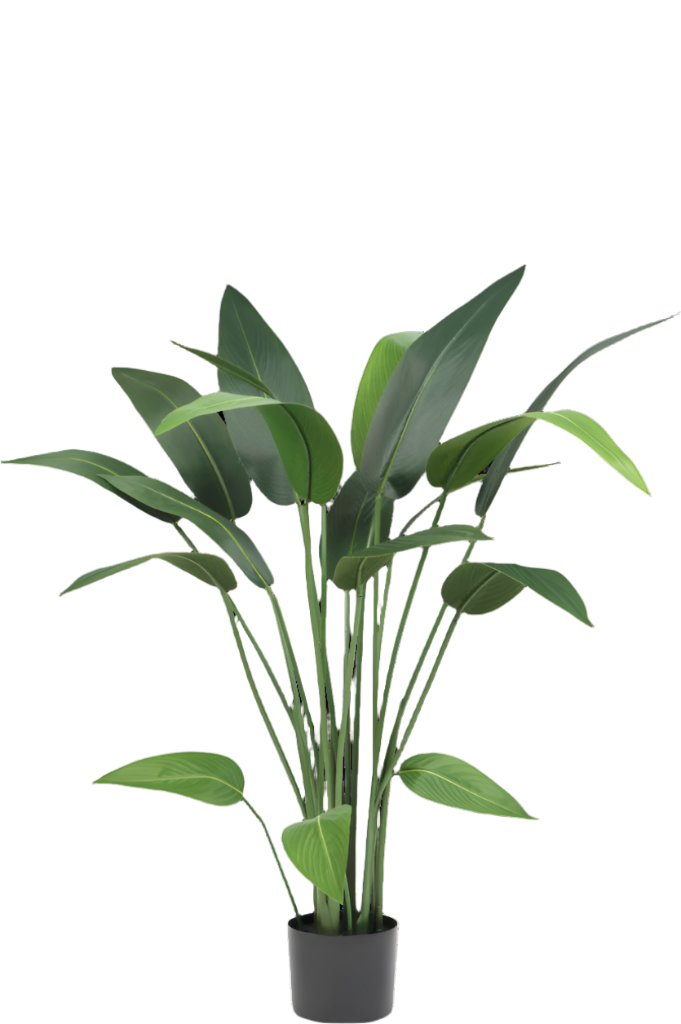 Kunstmatige heliconia plant van 120 cm