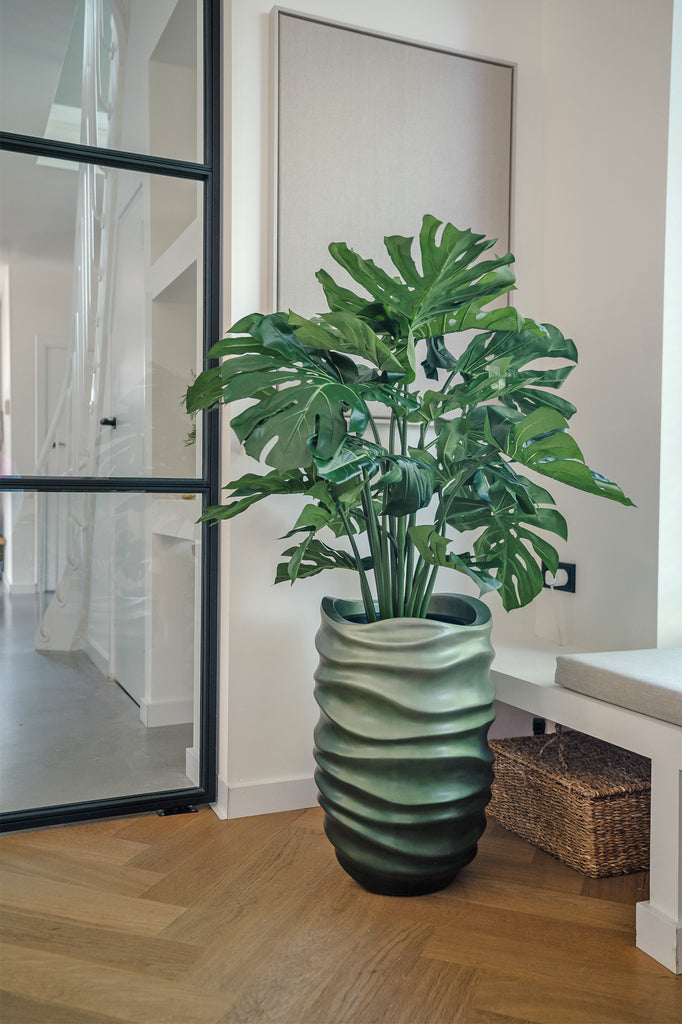 Levendige kunstplant Monstera voor woonkamer