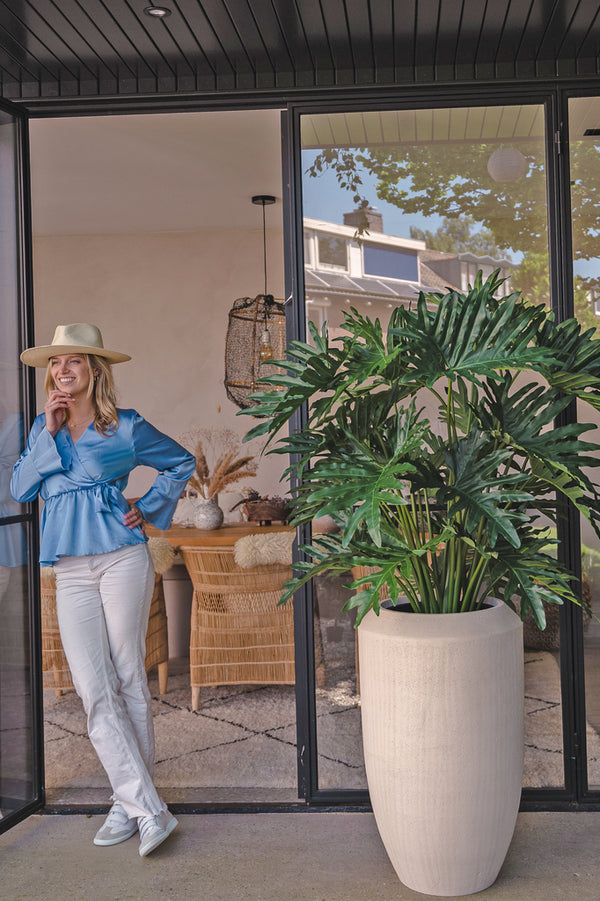 Kunstmatige Philodendron plant van 125 cm