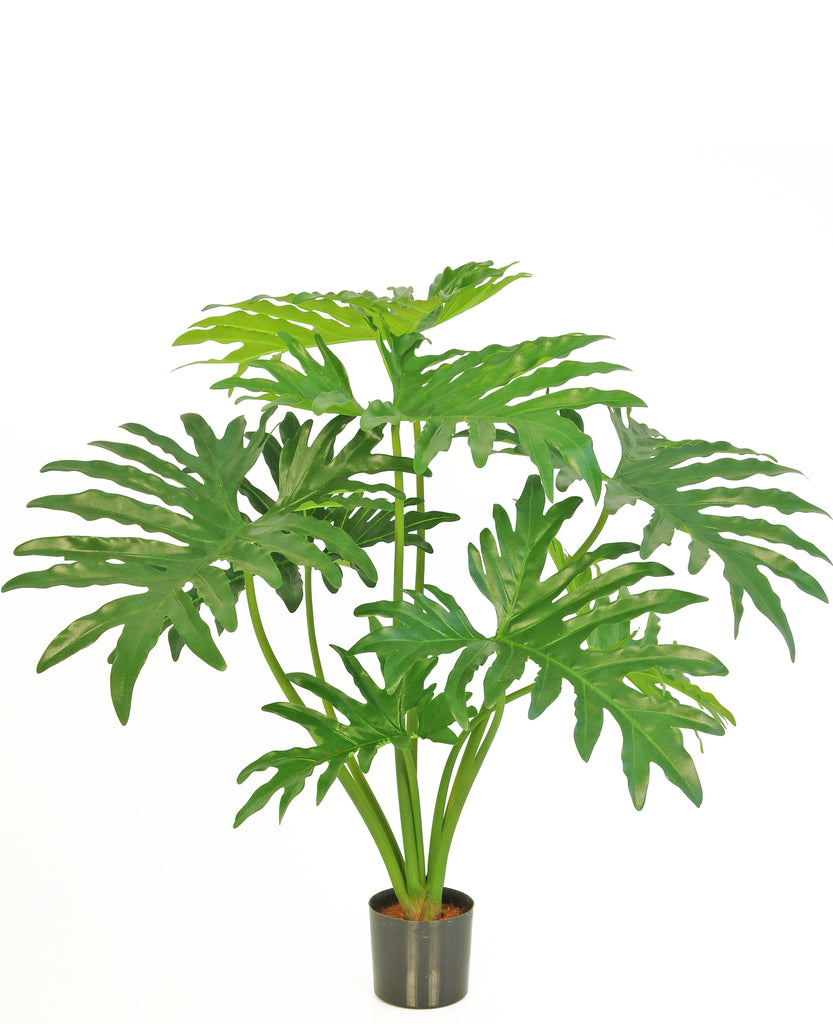 Kunstmatige Philodendron plant van 80 cm hoogte