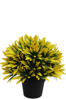 Kunstplant Yellow sun in pot UV